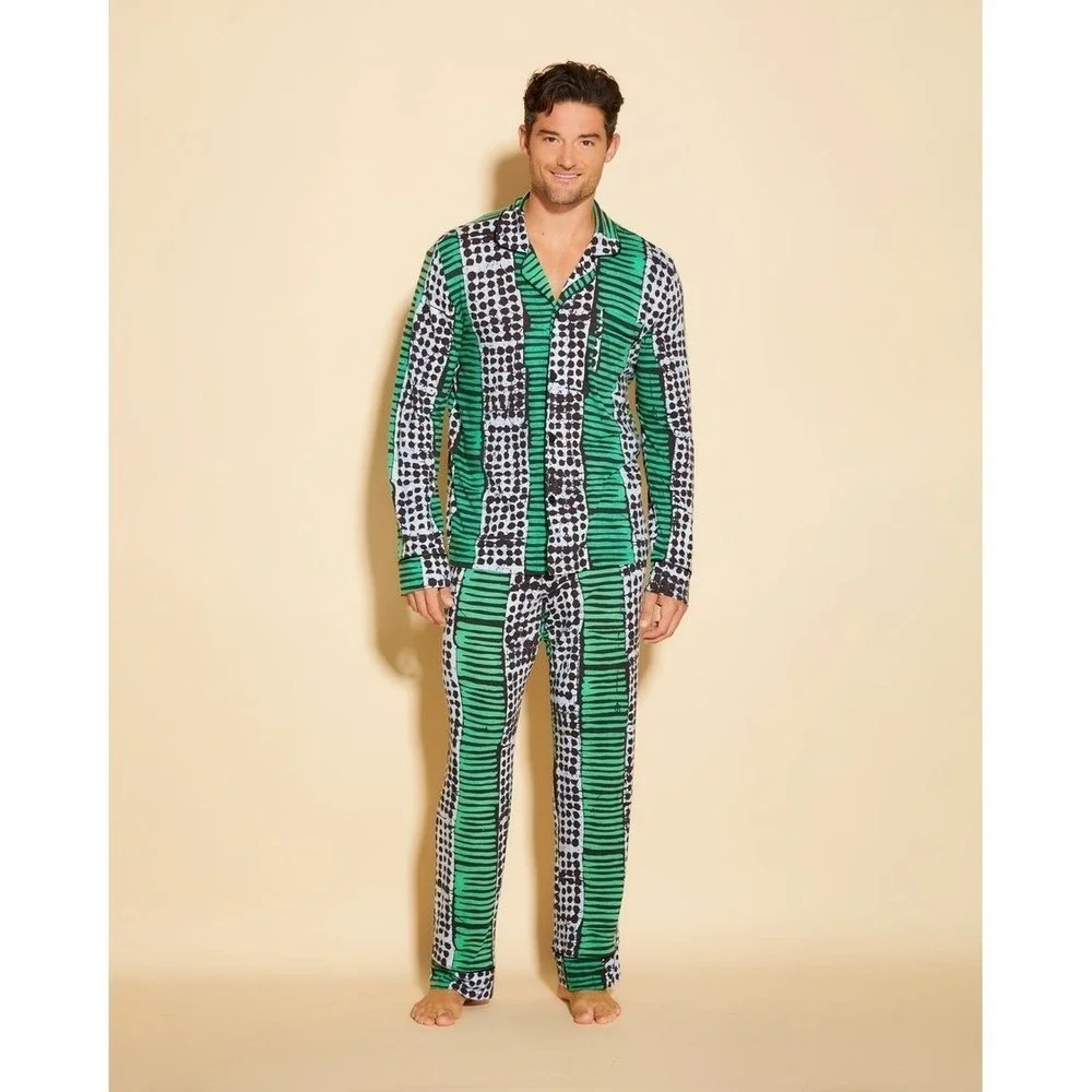 Cosabella Men's Ultra Soft Modal Cotton Pajama‎ Set Large New